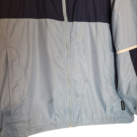 Columbia blue white long-sleeved zip-up women's jacket - Picture 4 of 15